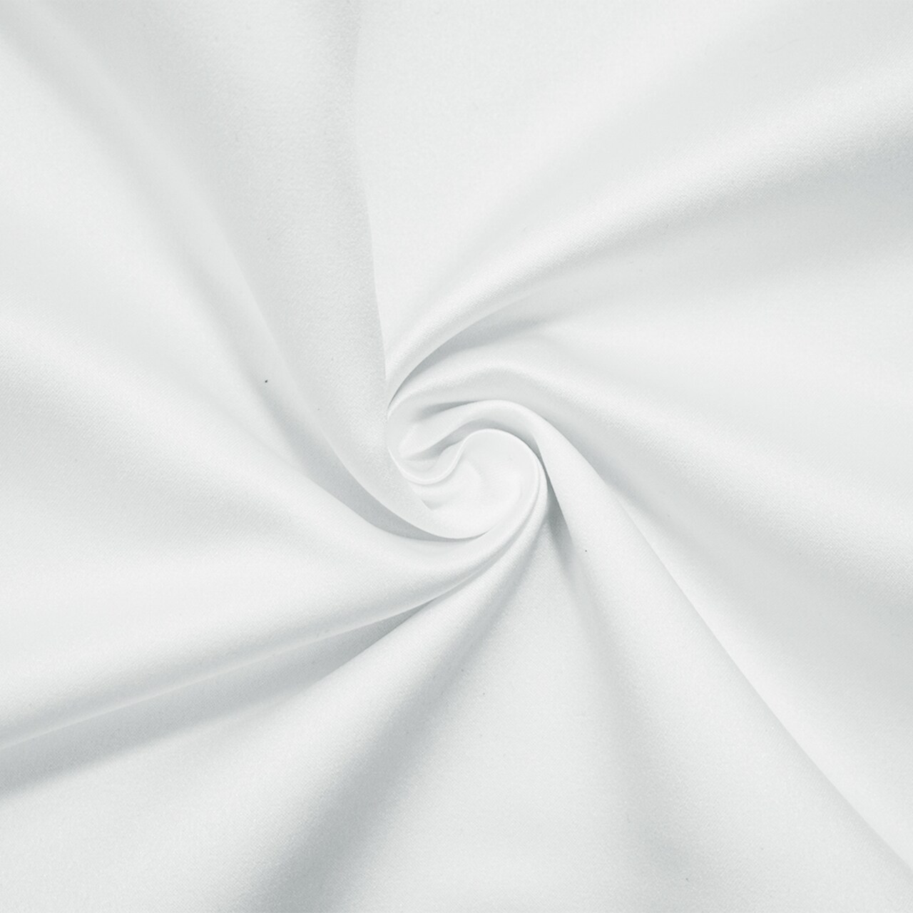 White Polyester Solid Marquis-Peau De Soie Satin Woven Fabric By the Yard